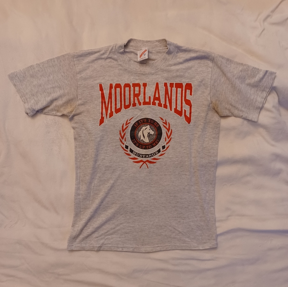 Vtg 1980s/90s Mustangs "If It's To Be It's Up To Me" Tee, M